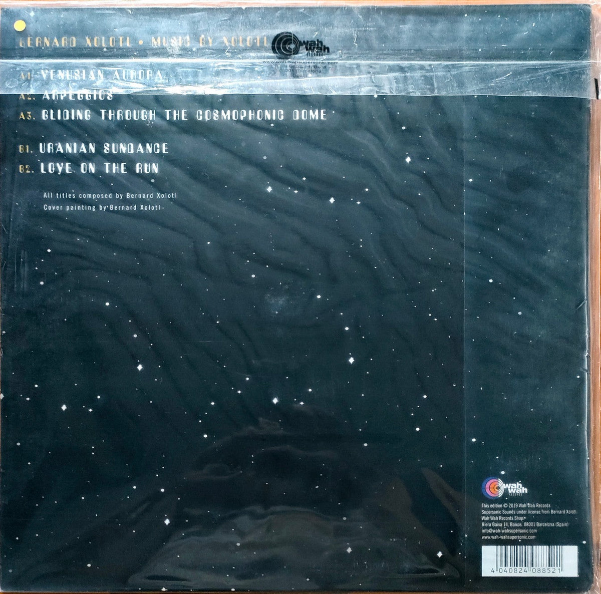 西LP Bernard Xolotl Music By Xolotl LPS217 Wah Wah Records /00260 Bernard Xolotl - Music By Xolotl – Dig a Hole Records