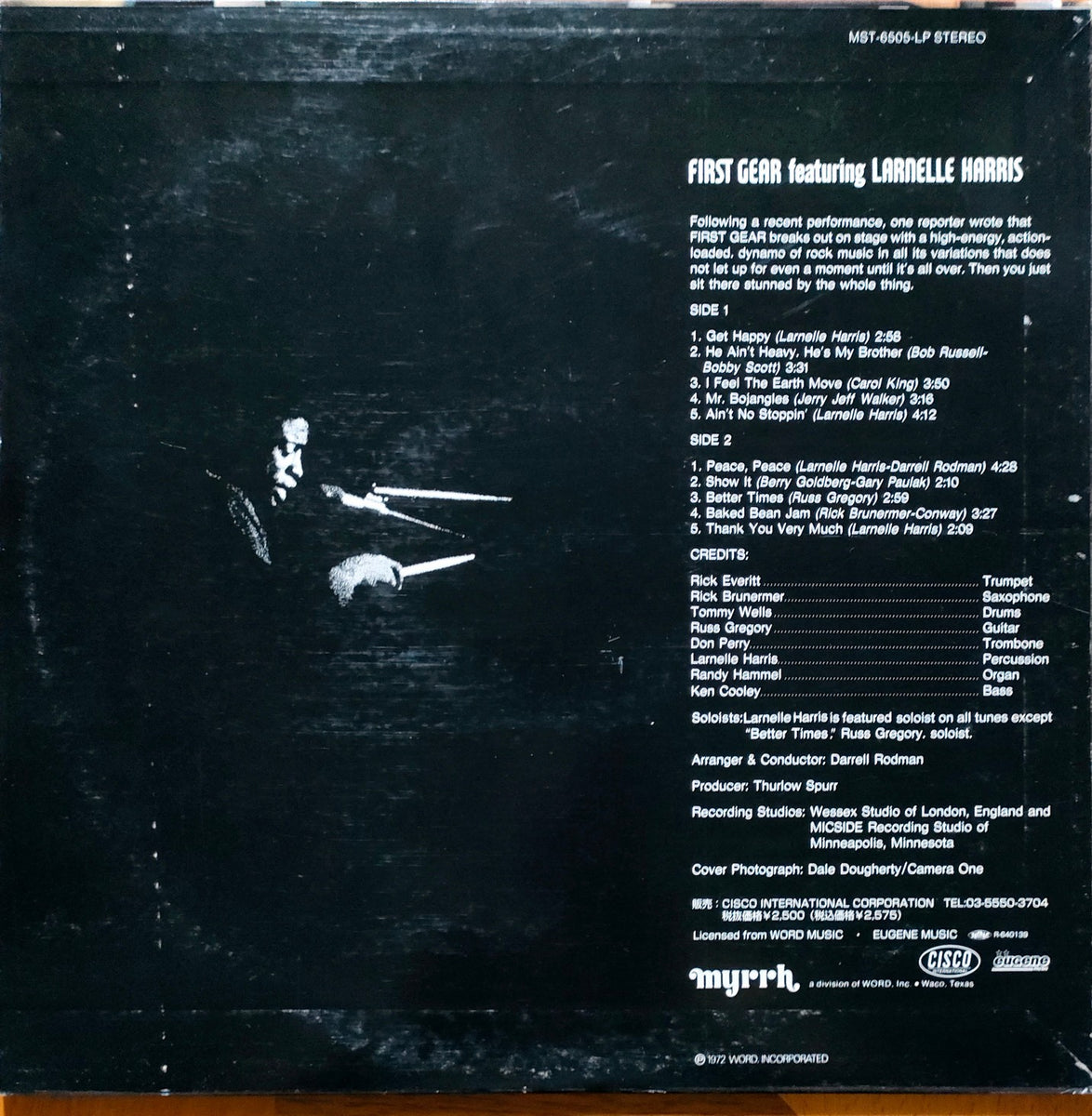 Larnelle Harris - First Gear – Dig a Hole Records