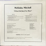 McKinley Mitchell - I Won't Be Back for More